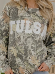 Tulsa Filled Gault Camouflage Sweatshirt