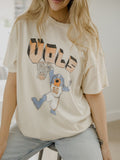 Vols Basketball Mascot Dunk Off White Thrifted Tee