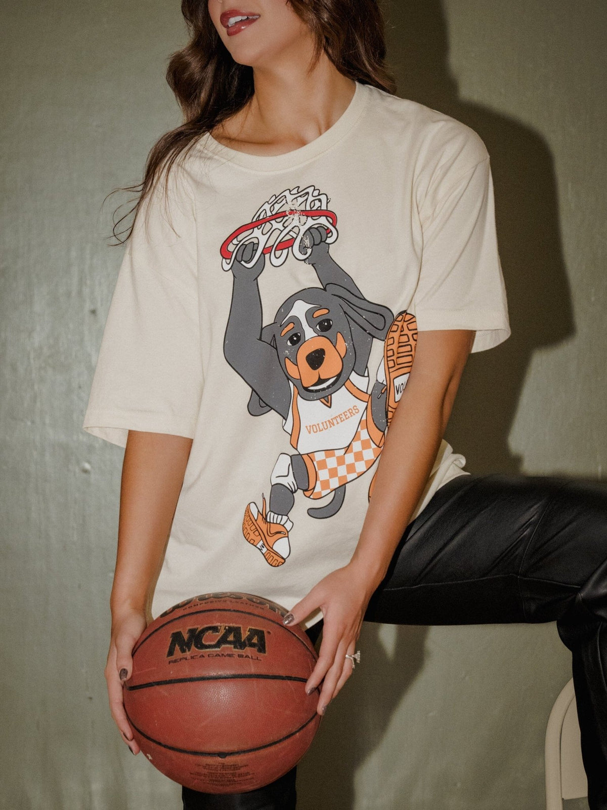 Vols Double Baller Off White Heavyweight Tee