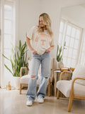 Vols Mega Arch Off White Thrifted Tee