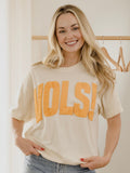 Vols Mono Puff Ink Off White Heavyweight Tee