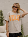 Vols Mono Puff Ink Off White Heavyweight Tee