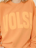Vols Mono Puff Ink Orange Oversized Crew Hi-Dive Sweatshirt