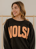 Vols Mono Puff Ink Smoke Oversized Crew Hi-Dive Sweatshirt
