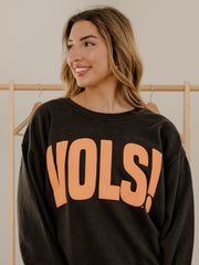Vols Mono Puff Ink Smoke Oversized Crew Hi-Dive Sweatshirt