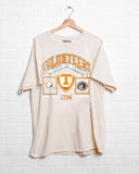 Vols Prep Patch Off White Thrifted Tee
