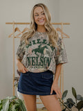 Willie Nelson Arch Horse Camouflage Tee
