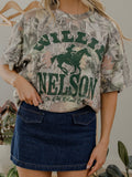 Willie Nelson Arch Horse Camouflage Tee