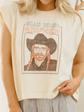 Willie Nelson Blue Eyes Crying in the Rain Natural Tank