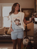 Willie Nelson Blue Eyes Crying in the Rain Natural Tank