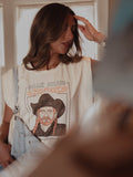 Willie Nelson Blue Eyes Crying in the Rain Natural Tank