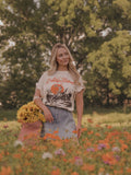 Willie Nelson Country Willie Off White Thrifted Tee