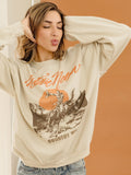 Willie Nelson Country Willie Sand Thrifted Sweatshirt