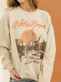 Willie Nelson Country Willie Sand Thrifted Sweatshirt