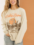 Willie Nelson Country Willie Sand Thrifted Sweatshirt