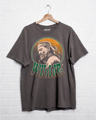 Willie Nelson Crystal Charcoal Thrifted Tee (FINAL SALE)