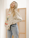 Willie Nelson Eagle Shield Sand Thrifted Sweatshirt