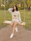 Willie Nelson Eagle Shield Sand Thrifted Sweatshirt