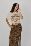 Willie Nelson Long Live Willie & The Texas Longhorns Off White Thrifted Tee