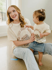 Willie Nelson OTR Metal Off White Thrifted Tee (FINAL SALE)