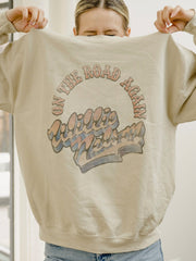 Willie Nelson OTR Metal Sand Thrifted Sweatshirt (FINAL SALE)