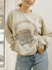 Willie Nelson OTR Metal Sand Thrifted Sweatshirt (FINAL SALE)