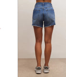 Z Supply Everyday Hi-Rise Denim Shorts in Vintage Indigo