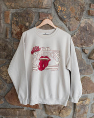 Rolling Stones Gamecocks Stoned Sand Thrifted Sweatshirt - shoplivylu