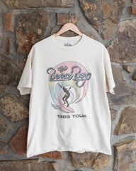 The Beach Boys Tie Dye Classic Off White Thrifted Tee - shoplivylu