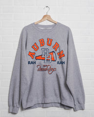The Beach Boys Auburn Tigers Cheer Arch Gray Thrifted Sweatshirt