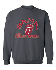 Rolling Stones Bama Psych Charcoal Thrifted Sweatshirt