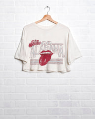 Rolling Stones Bama Stoned Off White Cropped Tee