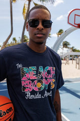 The Beach Boys Florida Atlantic University Palm Ball Navy Tee