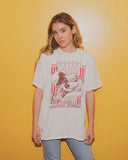 OU Sooners Beach Shade Off White Thrifted Tee - shoplivylu