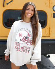 The Beach Boys Nebraska True To Your School Sand Thrifted Sweatshirt - shoplivylu