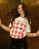 Rolling Stones Auburn Tigers Multi Lick White Tee - shoplivylu