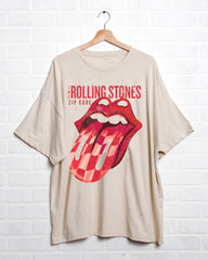 Rolling Stones Zip Code Off White One Size Tee - shoplivylu