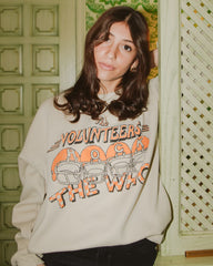 The Who Volunteers Rock Sand Thrifted Sweatshirt - shoplivylu