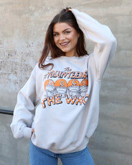 The Who Volunteers Rock Sand Thrifted Sweatshirt - shoplivylu