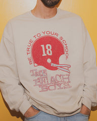 The Beach Boys Bama True To Your School Sand Thrifted Sweatshirt - shoplivylu