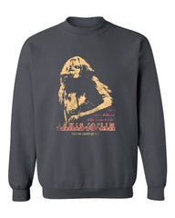 Janis Joplin Madison Square Garden Charcoal Thrifted Sweatshirt
