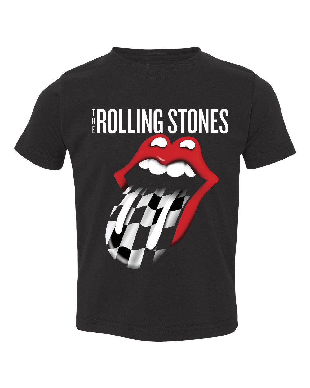 Children's Rolling Stones Zip Code Night Black Tee - shoplivylu