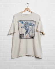 Rolling Stones Babylon Tour Lion Off White Thrifted Distressed Tee (FINAL SALE) - shoplivylu
