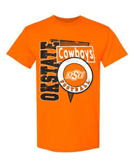 OSU Cowboys Football Spree Orange Tee