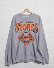 Rolling Stones OSU College Seal Gray Thrifted Sweatshirt