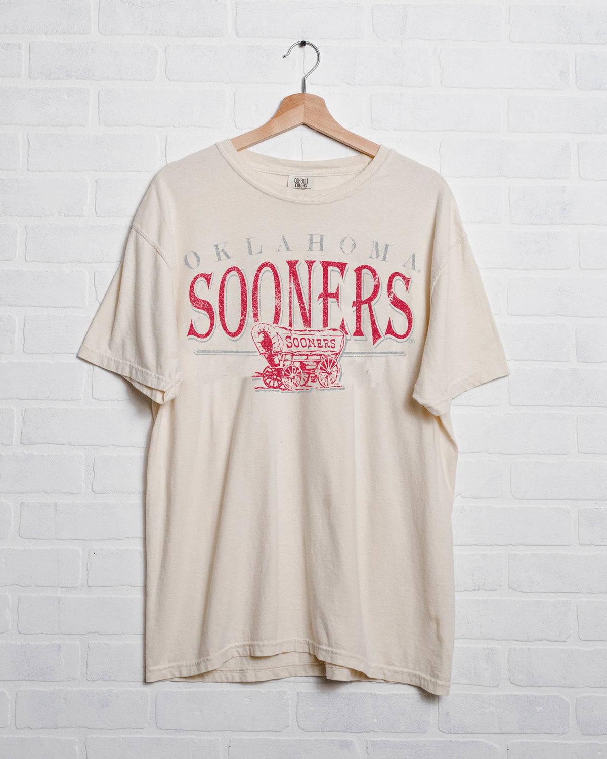 OU Sooners 80s Ivory Tee - shoplivylu