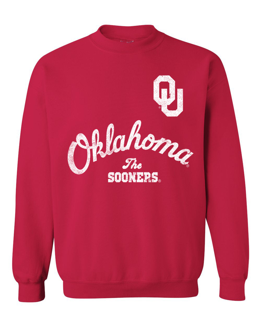 OU Sooners Quality Crimson Thrifted Sweatshirt - shoplivylu