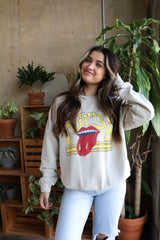 Rolling Stones TU Stoned Sand Thrifted Sweatshirt