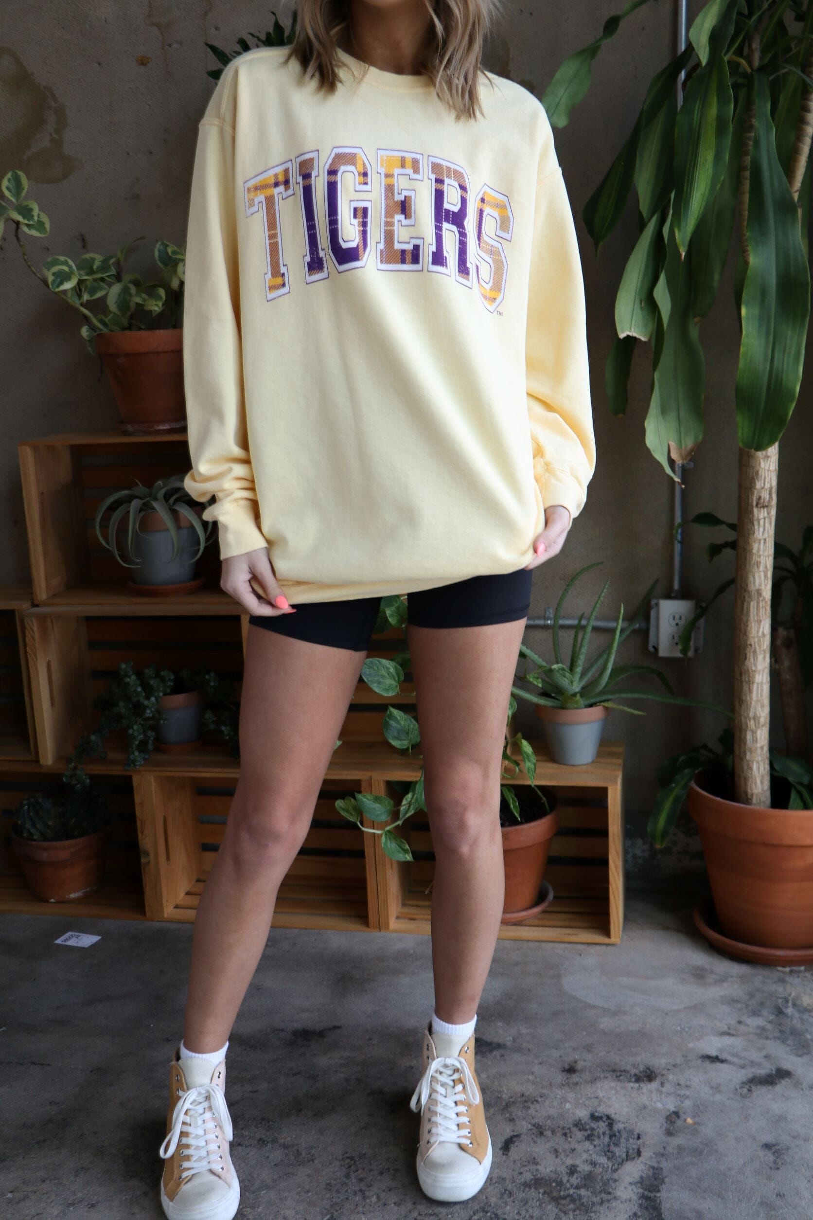 LSU Tigers Tartan Butter Sweatshirt