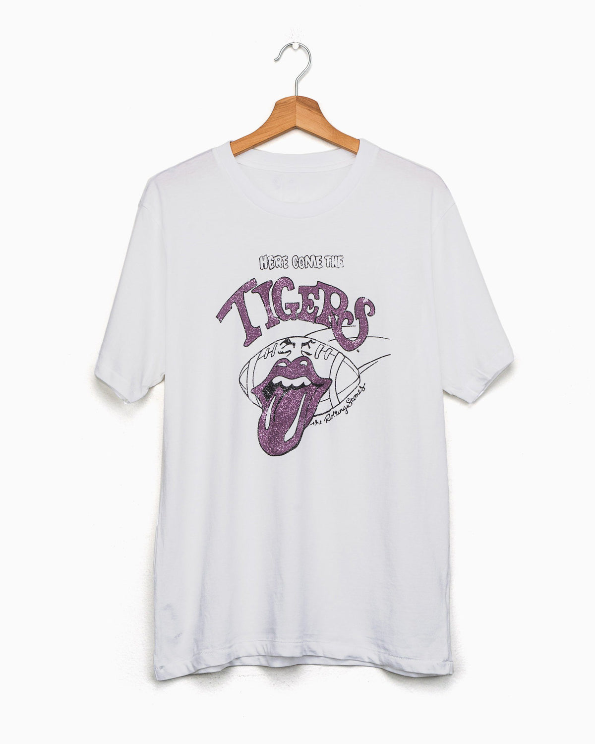 Rolling Stones Here Come the Tigers White Tee (4522379870311)